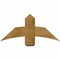 Ekena Millwork Bellingham Rough Sawn Timber Gable Bracket, Western Red Cedar, 36"W x 16"H x 4"D x 6"F, 11/12 Pitch GBW036X16X0406BEL00RWR - alternate 1